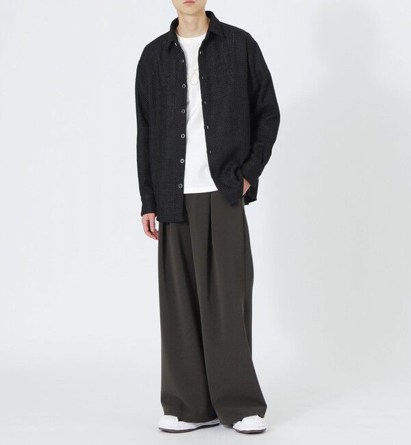  「ファニーツイードオーバーシャツ」|シャツ・ブラウス|