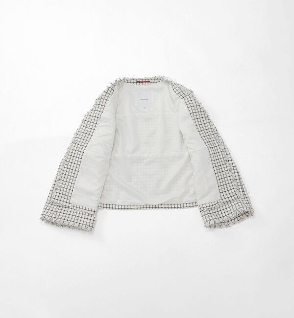  「ファンシーツイードジャケット」|ブルゾン・スタジャン|