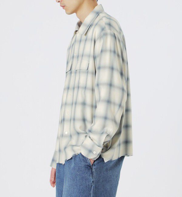  「レーヨンオンブレCPOシャツ」|シャツ・ブラウス|