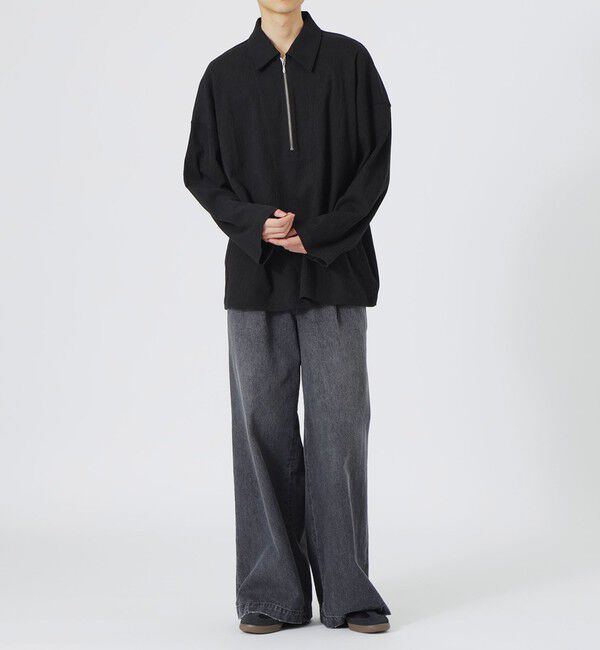  「2タックフェードバギーデニム」|デニム|