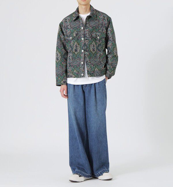  「2タックフェードバギーデニム」|デニム|