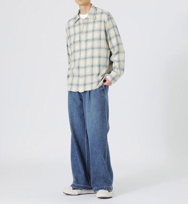  「2タックフェードバギーデニム」|デニム|
