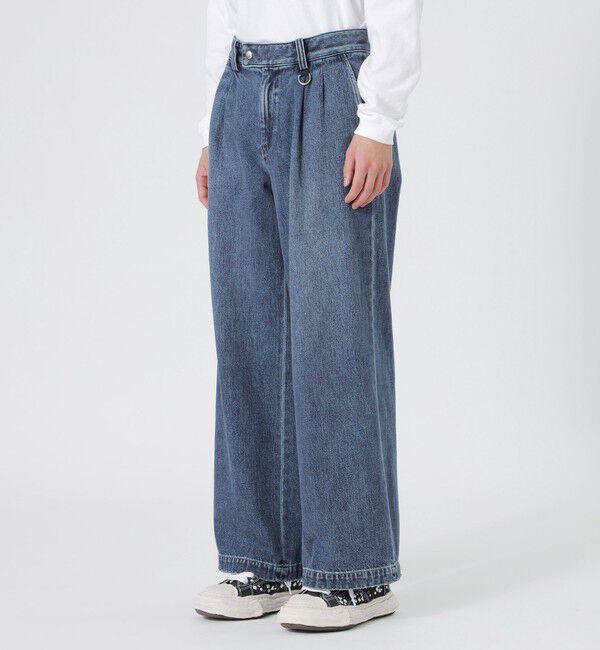  「2タックフェードバギーデニム」|デニム|