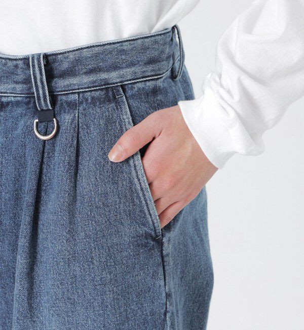  「2タックフェードバギーデニム」|デニム|