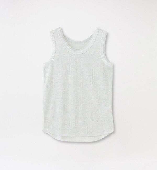  「ラメリブタンクトップ」|Tシャツ・カットソー|グレー