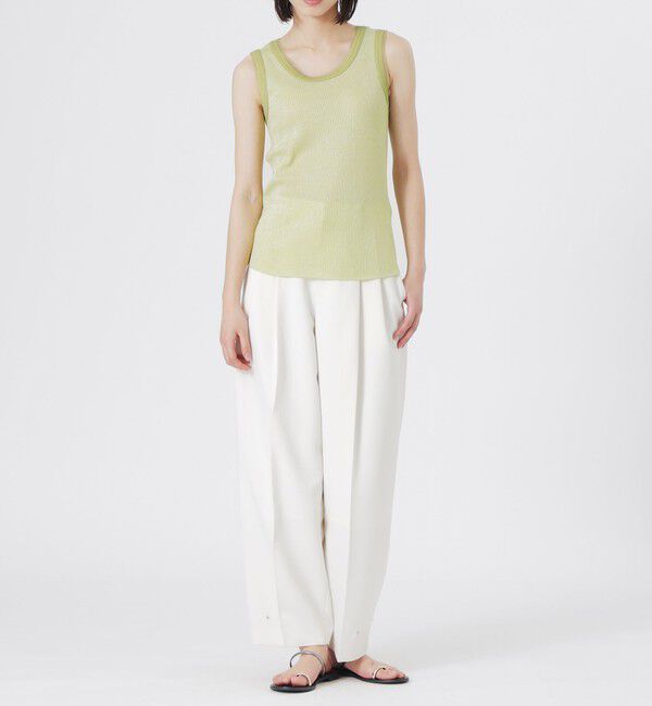  「ラメリブタンクトップ」|Tシャツ・カットソー|