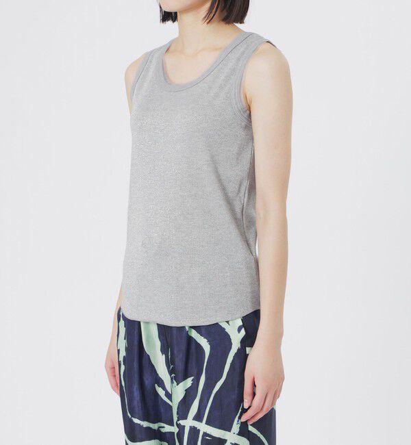  「ラメリブタンクトップ」|Tシャツ・カットソー|