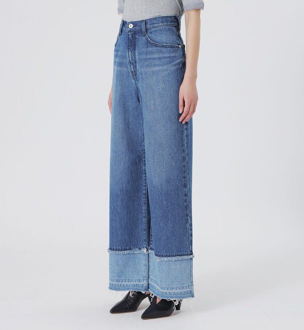  「エクステンドワイドデニム」|デニム|