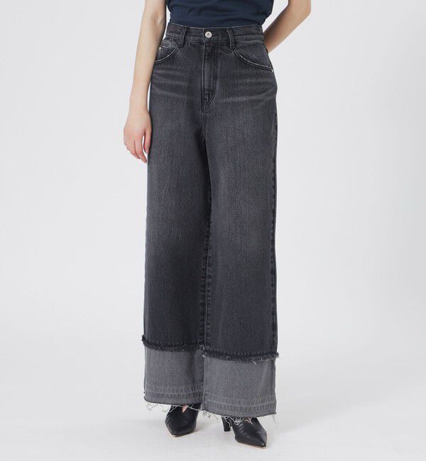  「エクステンドワイドデニム」|デニム|