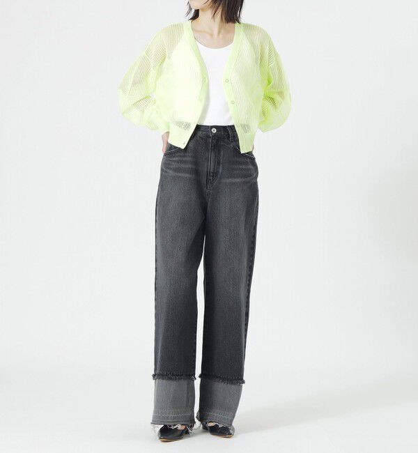  「メッシュニットカーディガン」|ニット・セーター|