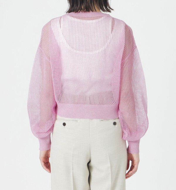  「メッシュニットカーディガン」|ニット・セーター|