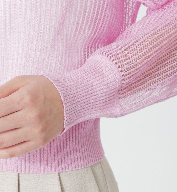  「メッシュニットカーディガン」|ニット・セーター|