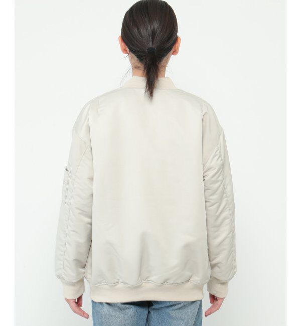 ikka「2WAYキルトMA-1」|ブルゾン・スタジャン|