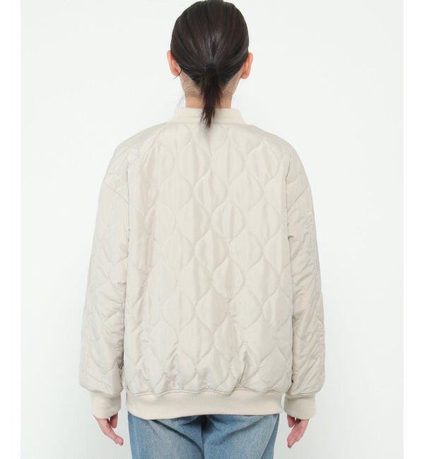 ikka「2WAYキルトMA-1」|ブルゾン・スタジャン|