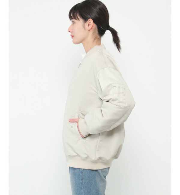 ikka「2WAYキルトMA-1」|ブルゾン・スタジャン|