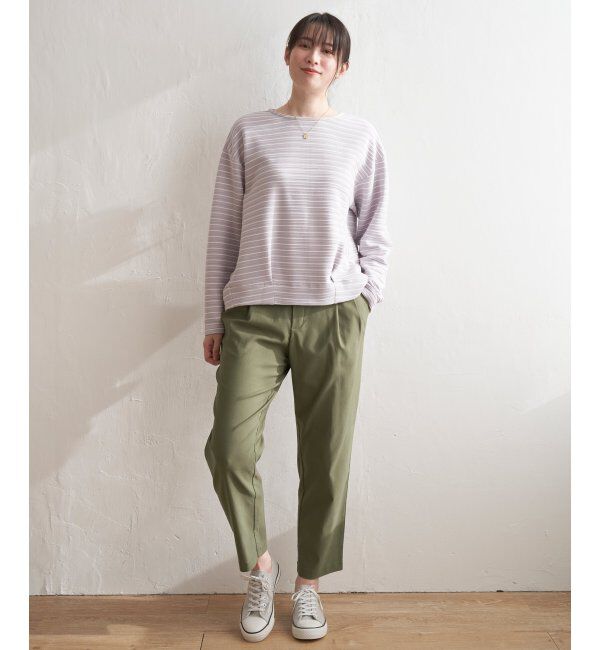 ikka「GOKU楽 ストレッチテーパードパンツ」|その他|