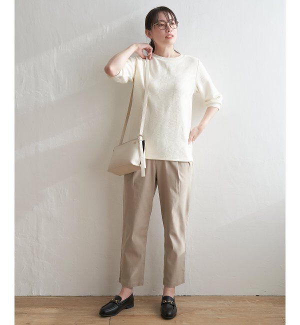 ikka「GOKU楽 ストレッチテーパードパンツ」|その他|