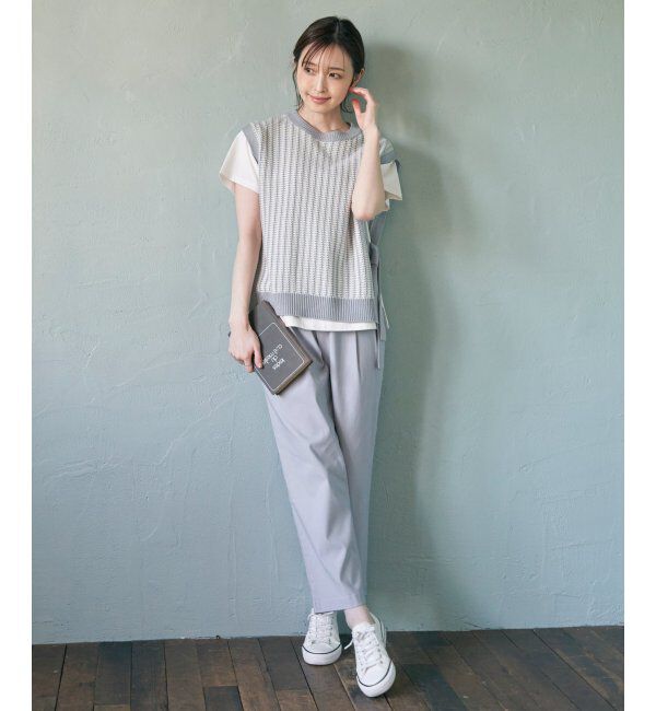 ikka「GOKU楽 ストレッチテーパードパンツ」|その他|