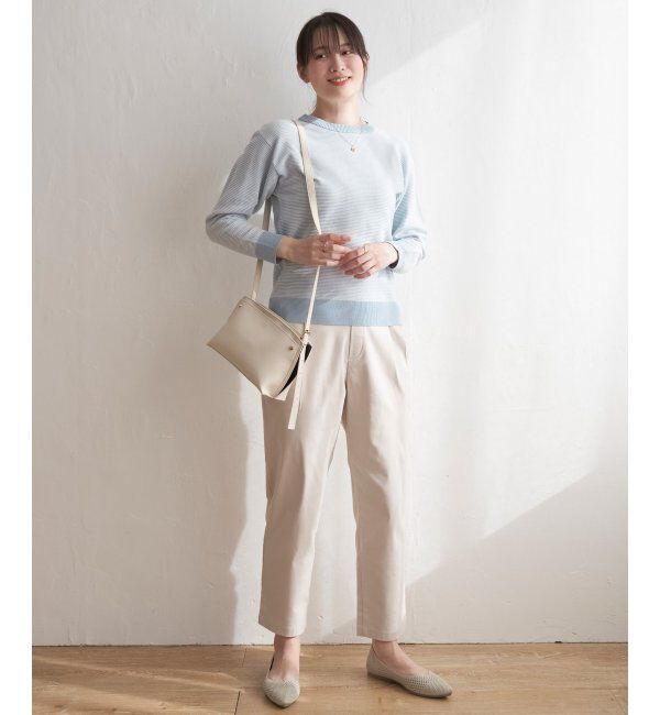 ikka「GOKU楽 ストレッチテーパードパンツ」|その他|