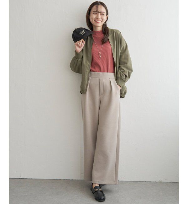 ikka「前後2WAY三角テレコプルオーバー」|Tシャツ・カットソー|