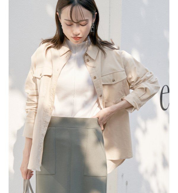 ikka「前後2WAY三角テレコプルオーバー」|Tシャツ・カットソー|