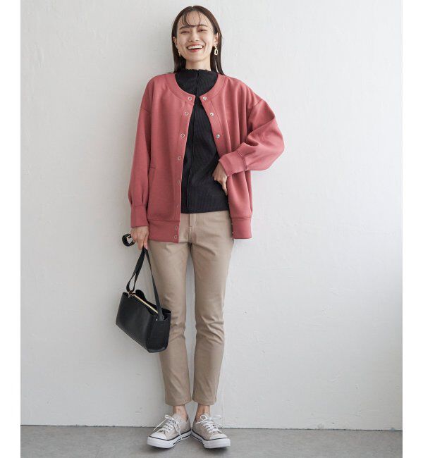 ikka「前後2WAY三角テレコプルオーバー」|Tシャツ・カットソー|