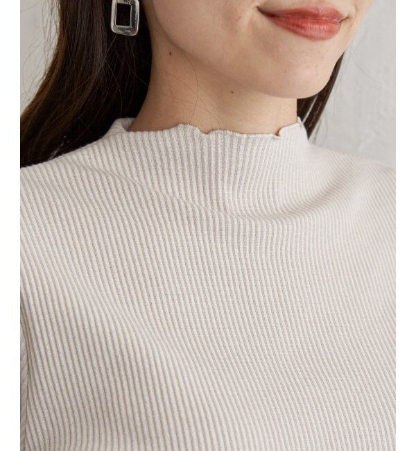 ikka「前後2WAY三角テレコプルオーバー」|Tシャツ・カットソー|