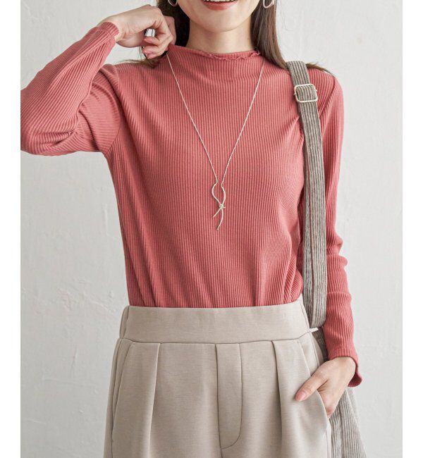 ikka「前後2WAY三角テレコプルオーバー」|Tシャツ・カットソー|レッドケイ