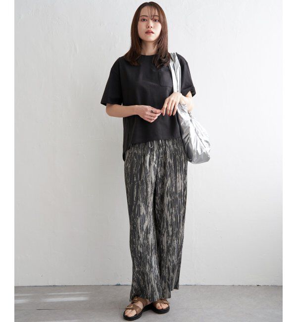 ikka「【雑誌InRed5月号掲載】さらっとプリーツワイドパンツ」|その他|