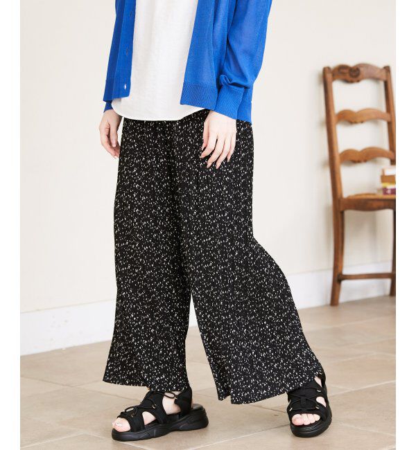 ikka「【雑誌InRed5月号掲載】さらっとプリーツワイドパンツ」|その他|