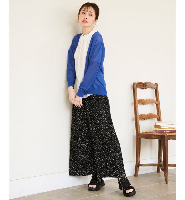 ikka「【雑誌InRed5月号掲載】さらっとプリーツワイドパンツ」|その他|