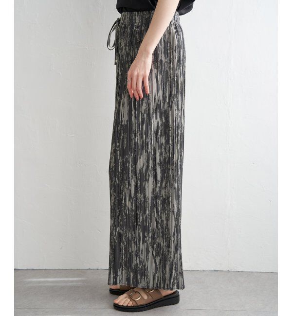 ikka「【雑誌InRed5月号掲載】さらっとプリーツワイドパンツ」|その他|