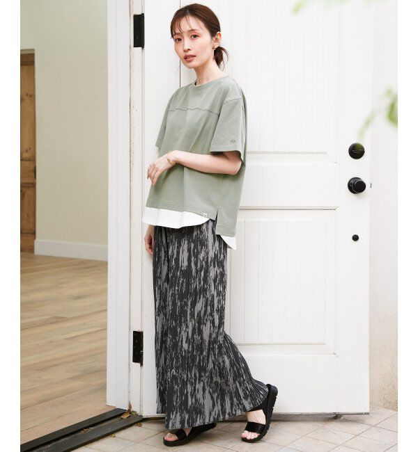 ikka「【雑誌InRed5月号掲載】さらっとプリーツワイドパンツ」|その他|