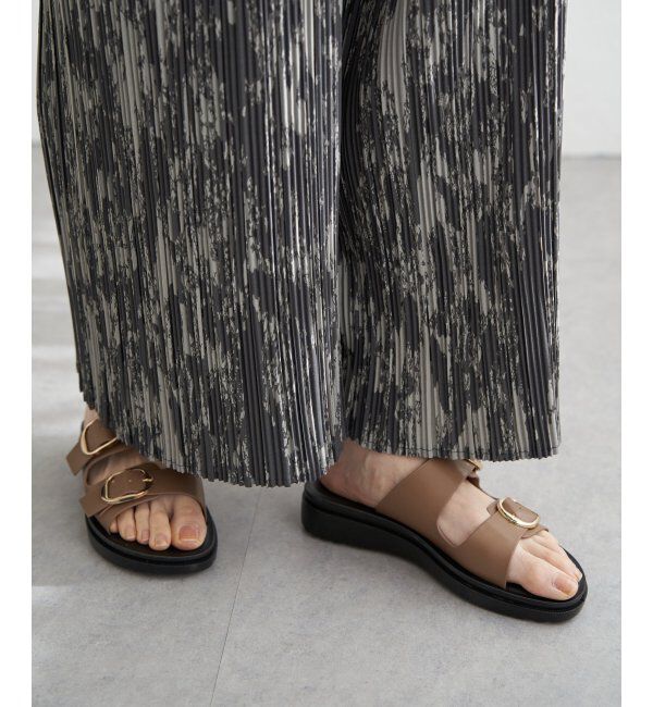 ikka「【雑誌InRed5月号掲載】さらっとプリーツワイドパンツ」|その他|