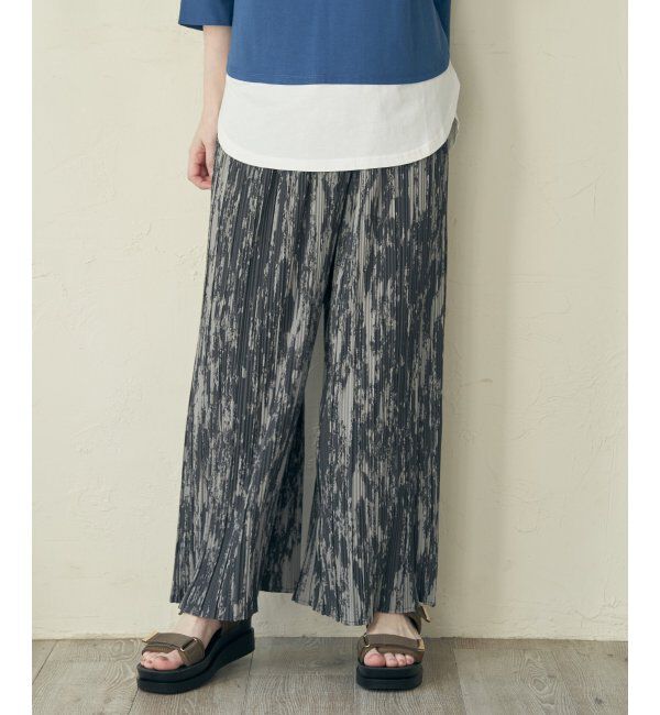 ikka「【雑誌InRed5月号掲載】さらっとプリーツワイドパンツ」|その他|
