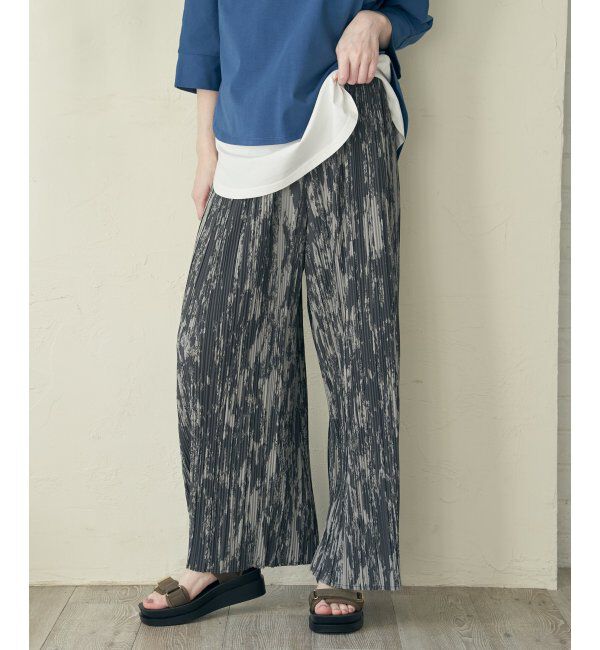 ikka「【雑誌InRed5月号掲載】さらっとプリーツワイドパンツ」|その他|