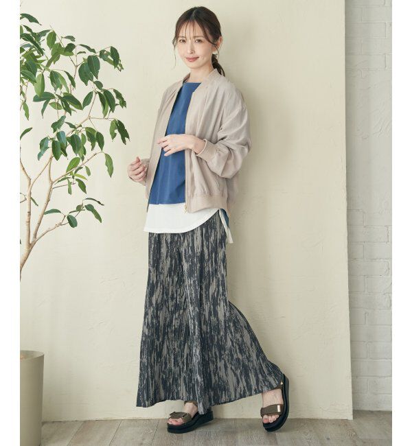 ikka「【雑誌InRed5月号掲載】さらっとプリーツワイドパンツ」|その他|