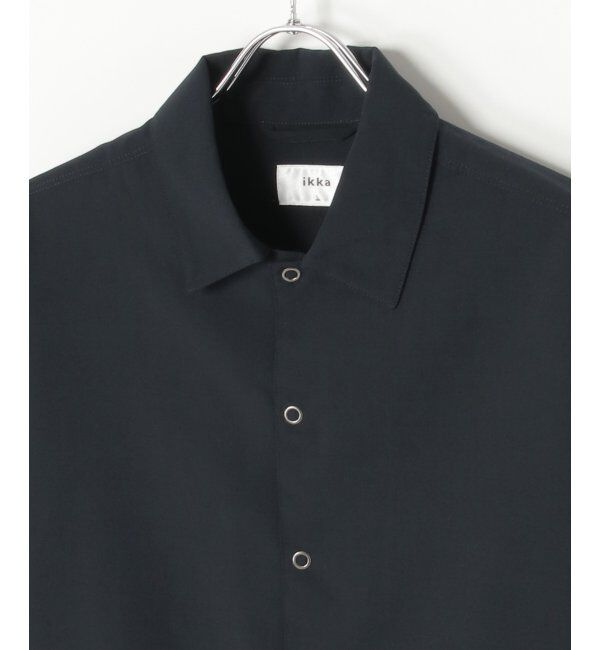 ikka「【吸水速乾】イージーケアリネンライクシャウター」|ブルゾン・スタジャン|