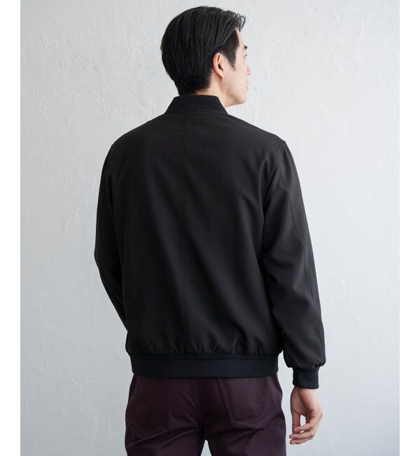 ikka「撥水メランジリブブルゾン」|ブルゾン・スタジャン|