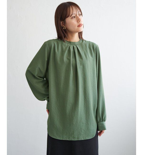 ikka「【親子コーデ】マルチWAYバンドカラーシャツ」|シャツ・ブラウス|