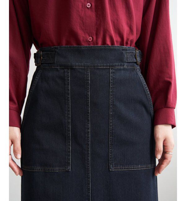 ikka「GOKU楽Iラインタイトスカート」|スカート|