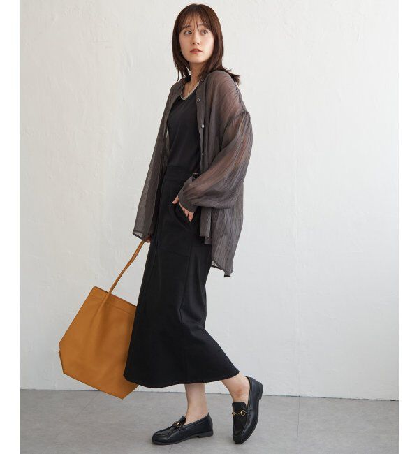 ikka「GOKU楽Iラインタイトスカート」|スカート|