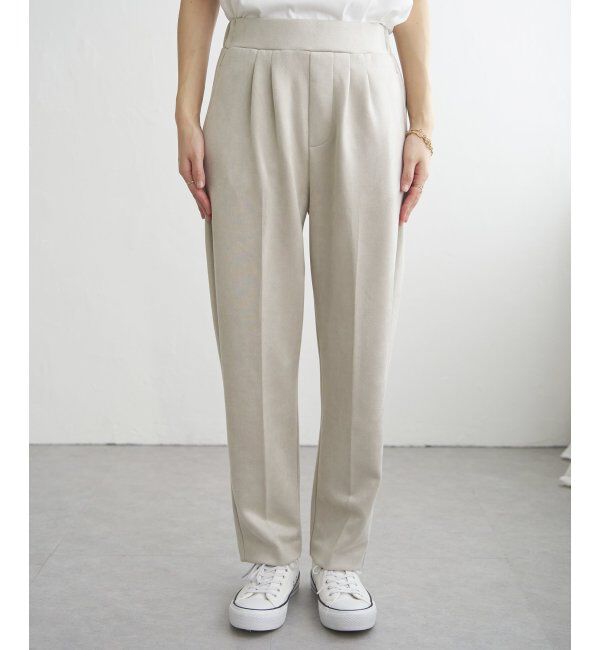 ikka「フェイクスエードテーパードパンツ」|その他|