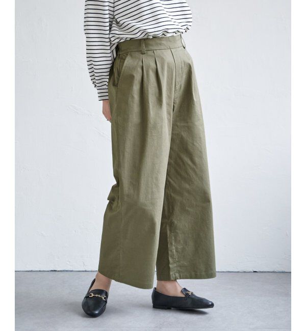 ikka「デニム／チノワイドパンツ」|その他|