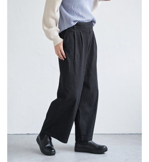 ikka「デニム／チノワイドパンツ」|その他|