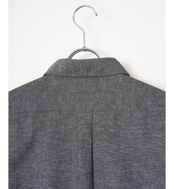 ikka「【雑誌MonoMax5月号掲載】フレンチリネンMIX袖2WAYシャツ【接触冷感】「小泉孝太郎さん着用モデル」」|シャツ・ブラウス|