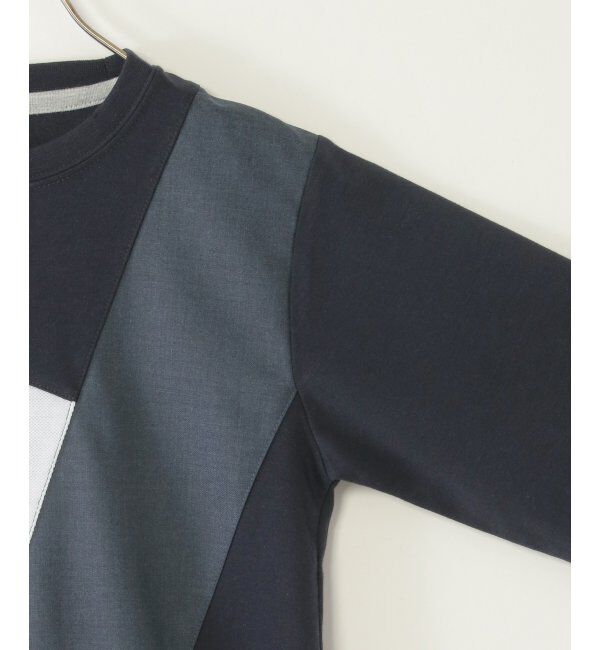 ikka kids「７ブソデポンチブロックスＴ」|Tシャツ・カットソー|