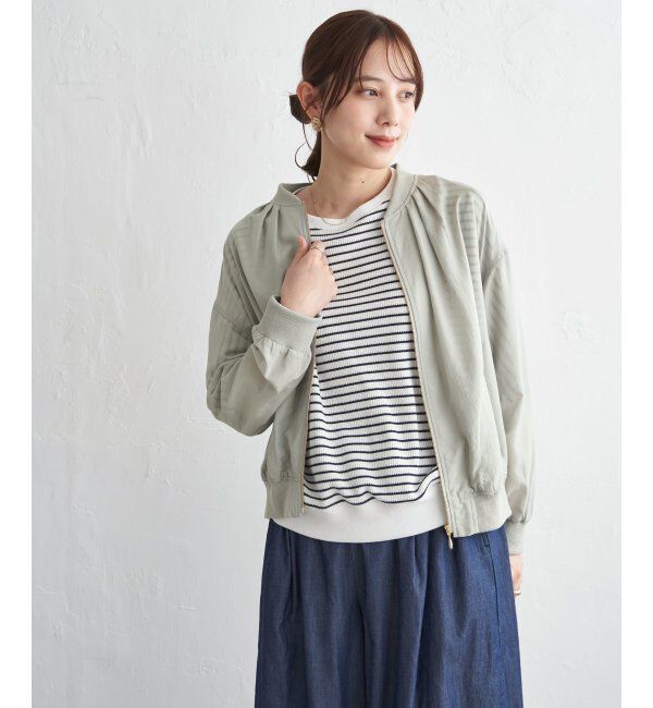 ikka「【雑誌InRed5月号掲載】シアーリブブルゾン」|ブルゾン・スタジャン|