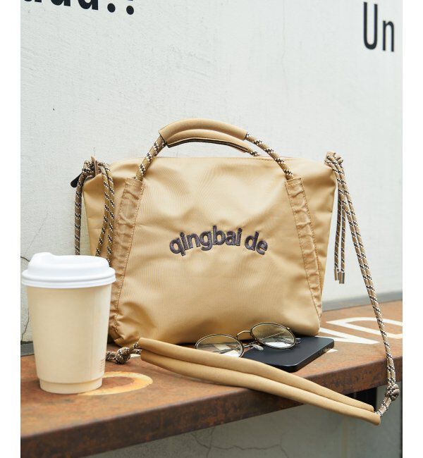 ikka「【雑誌InRed5月号掲載】撥水ロゴ入りミニトートバッグ」|その他|