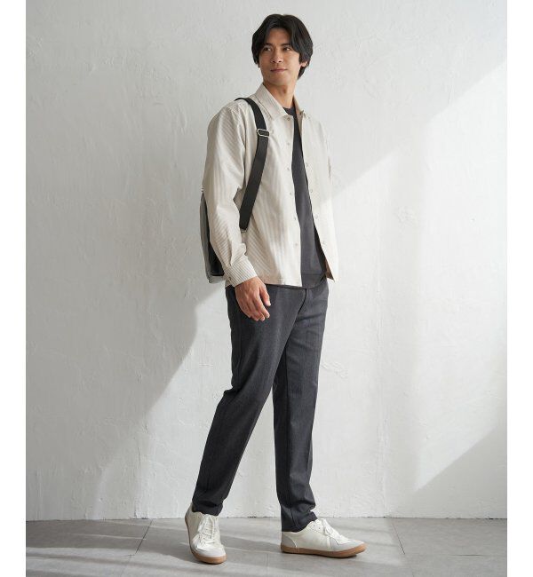 ikka「【雑誌MonoMax5月号掲載】イージケアサッカースナップシャウター「小泉孝太郎さん着用モデル」」|シャツ・ブラウス|